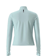 WJaida1_4Zip-Light blue long-sleeve quarter zip shirt on a white background