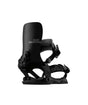 WKatanaAWFase-Black snowboard binding with 'Rome' branding on a white background
