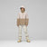 WLofotenGore-TexJkt-Person wearing a two-tone jacket and pants on a gray background