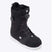 WLotus- Black and white snowboard boot on a white background