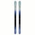 WNSTANCEPRO82-Two skis with a gradient design from blue to black on a white background