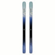 WNSTANCEPRO82-Two skis with a gradient design from blue to black on a white background