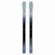 WNSTANCEPRO82-Two skis with a gradient design from blue to black on a white background