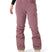 WNadiaPant- Woman wearing light maroon snow pants on a white background