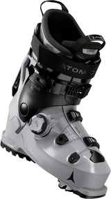 WNexus95BOA- Grey and black Atomic ski boot on a white background