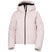 WNoraShortPuffyJacket-Light pink jacket with a hood on a white background