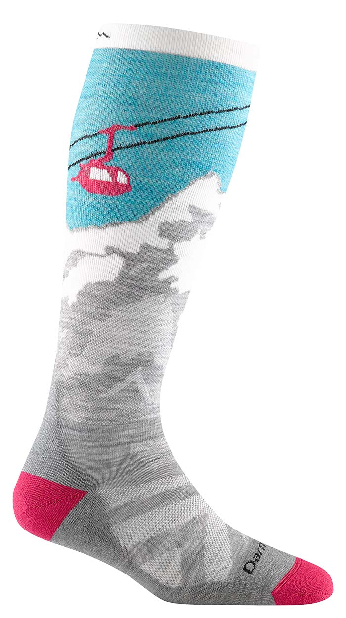 WYETI- Ski sock on a white background