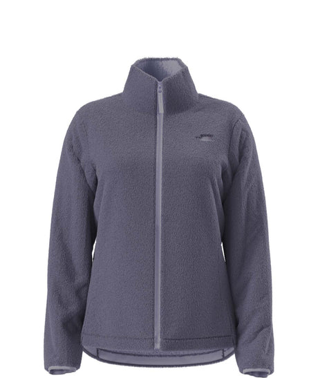 WOsitoJacket-Light purple full zip fleece jacket on a white background