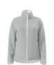 WOsitoJacket- Beige full zip fleece jacket with a brand logo on a white background