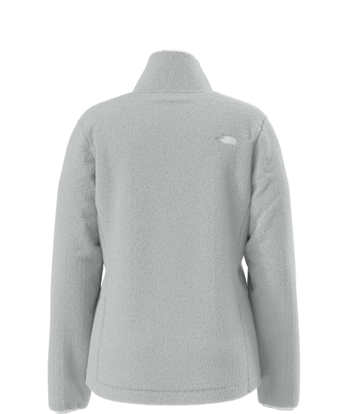 WOsitoJacket- Beige full zip fleece jacket with a brand logo on a white background