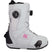 WPhaseBOAProStep-On- Light grey snowboard boot on a white background