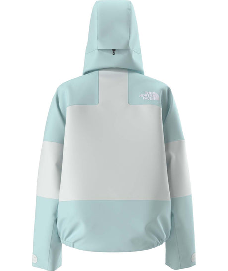 WPowstarJacket-Light blue jacket with a brand logo on a white background