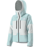 WPowstarJacket-Light blue jacket with a brand logo on a white background