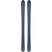 WRanger90- A pair of Fischer Ranger skis in a dark slate blue-gray color, featuring bright pink branding and text on the base, shown against a solid white background.