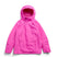 WReserve2LRelaxedAnorak-Pink hooded jacket on a white background
