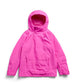 WReserve2LRelaxedAnorak-Pink hooded jacket on a white background