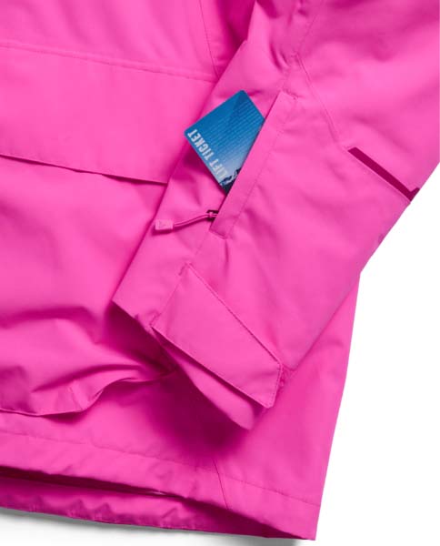 WReserve2LRelaxedAnorak-Pink hooded jacket on a white background