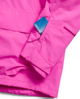 WReserve2LRelaxedAnorak-Pink hooded jacket on a white background