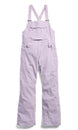 WReserve2LStretchBibPants-Purple bib overalls on a white background