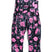 WReserve2LStretchBibPants-Floral patterned bib overalls on a white background