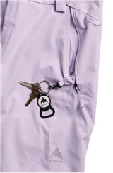 WReserve2LStretchBibPants-Purple bib overalls on a white background