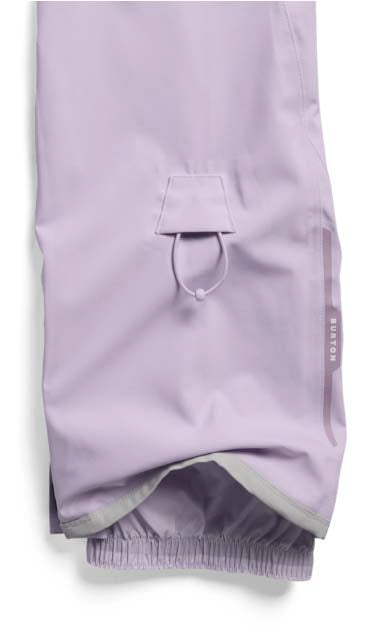 WReserve2LStretchBibPants-Purple bib overalls on a white background