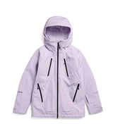 WReserveGORE-TEX2LInsulatedJacket-Light purple jacket with black zippers on a white background