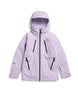WReserveGORE-TEX2LInsulatedJacket-Light purple jacket with black zippers on a white background