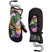 WRevelMitt-Colorful patterned mittens with black accents on a white background