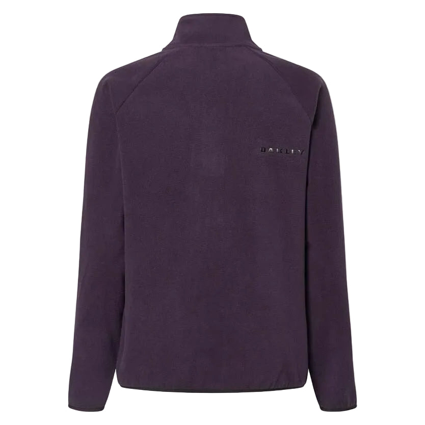 WRidge1_2Zip-Purple fleece jacket on a white background