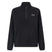 WRidge1_2ZipFleece-Black quarter-zip pullover with a logo on a white background
