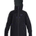 WRushJacket- A black full zip jacket with purple ascents on a white background
