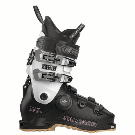 WSHIFTALPHABOA95-Salomon ski boot on a white background