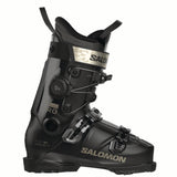 WSPROALPHACBOA85-Black Salomon ski boot on a white background