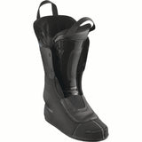 WSPROALPHACBOA85-Black Salomon ski boot on a white background