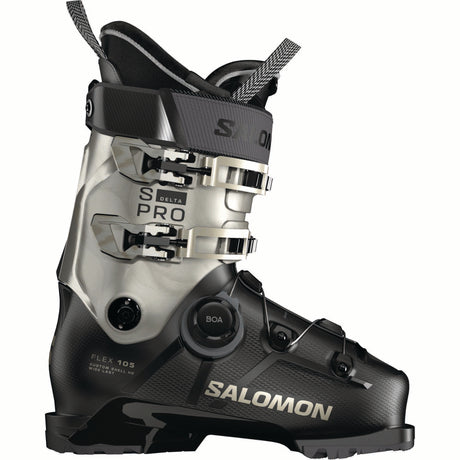 WSPRODELTABOA105-Salomon ski boot on a white background