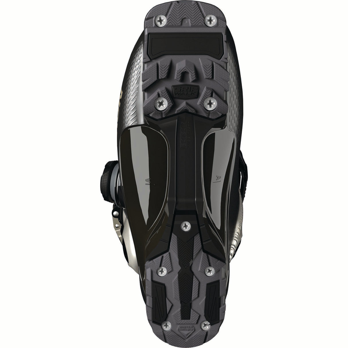 WSPRODELTABOA105-Salomon ski boot on a white background