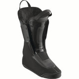 WSPROSUPRA85-Black Salomon ski boot on a white background
