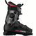 WSPROSUPRADUALBOA115- Black Salomon ski boot with pink accents on a white background