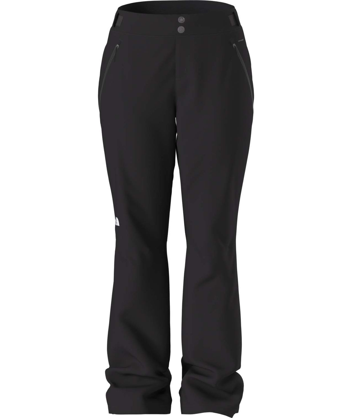WSallyInsulatedPant-Black pants on a white background