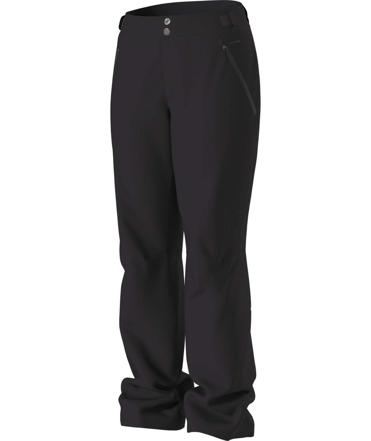 WSallyInsulatedPant-Black pants on a white background