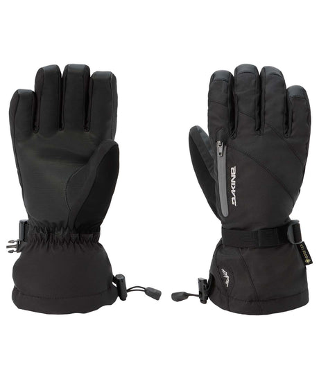 WSequoia2.0Gore-TexGlove-Pair of black gloves with brand logo on a white background
