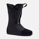WShadowLV85- Grey, black, and gold ski boot on a white background