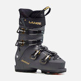 WShadowLV85- Grey, black, and gold ski boot on a white background