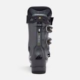 WShadowLV85- Grey, black, and gold ski boot on a white background