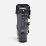 WShadowMV85- Grey, black, and gold ski boot on a white background