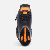 WShadowMV85- Grey, black, and gold ski boot on a white background