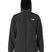 WShelbeRaschelHoodie-Black hooded jacket with a brand logo on a white background