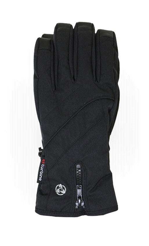 WSignalGlove-Black glove with a brand logo on a white background