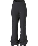 WSnogaPant-Black pants with a brand logo on a white background